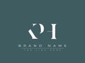 KPH abstract letter logo design Royalty Free Stock Photo