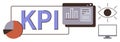 KPI Analysis with Data Chart, Dashboard, and Monitoring Tools for Business Performance Royalty Free Stock Photo