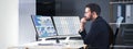 KPI Business Analytics Data Dashboard. Analyst Royalty Free Stock Photo