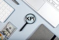KPI Key performance Indicator acronym. Business concept Royalty Free Stock Photo