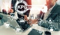 KPI Key Performance Indicator for Business Concept uds Royalty Free Stock Photo