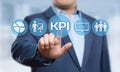 KPI Key Performance Indicator Business Internet Technology Concept Royalty Free Stock Photo