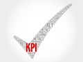 KPI - Key Performance Indicator check mark