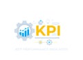 KPI, Key Performance Indicator vector Royalty Free Stock Photo