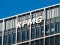 KPMG Logo on an Office Building