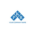 KPR letter logo design on WHITE background. KPR creative initials letter logo concept. KPR letter design.KPR letter logo design on Royalty Free Stock Photo