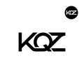KQZ Logo Letter Monogram Design Royalty Free Stock Photo