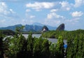 Krabi limestone rock formations gate, Thailand Royalty Free Stock Photo