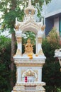 Golden Brahma household shrine at town of Aonang