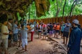 Group of Unacquainted Tourist on Phra nang Cave Beach krabi city Thailand