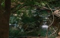 Klong Thom hot spring waterwall in Thailand Royalty Free Stock Photo