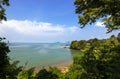 Krabi, view from Fossil shell beach Royalty Free Stock Photo