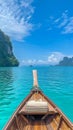 Krabi voyage Private longtail boat journey in Thailand, Asia destination