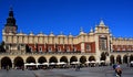 The main square market of the Old Town of Krakow,