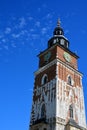 Town Hall Tower is one of the main focal points of the Main Market Square Royalty Free Stock Photo