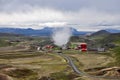 Krafla Geothermal Power Station, Iceland Royalty Free Stock Photo