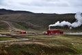 Krafla Geothermal Power Station, Iceland Royalty Free Stock Photo