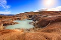 Krafla volcanic field Royalty Free Stock Photo