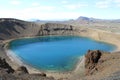 Krafla volcano lake, Iceland.