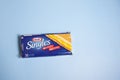 Kraft cheese slices Royalty Free Stock Photo