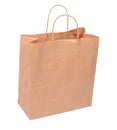 kraft paper bag. eco-friendly packaging concept. copy space Royalty Free Stock Photo