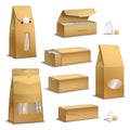 Kraft Paper Tea Packs Realistic