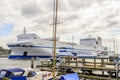 Kraftica leaving the port of Lubeck