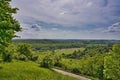 Kraichgau landscape, the Toscana of Germany, view over Eichelberg, Oestringen in May