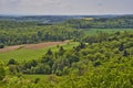 Kraichgau landscape, the Toscana of Germany, view over Eichelberg, Oestringen in May