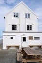 Krakenes Lighthouse is a coastal lighthouse in Kinn Municipality in Vestland.