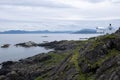 Krakenes Lighthouse is a coastal lighthouse in Kinn Municipality in Vestland.