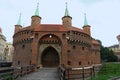 Krakow Barbican medieval outpost, Poland