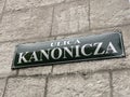 Krakow, The Kanoniczna street Royalty Free Stock Photo