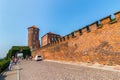 Krakow (Cracow)-Wawel Hill-Sandomierska Tower gate Royalty Free Stock Photo