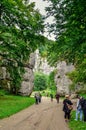 Krakow Gate in Ojcow, Poland.