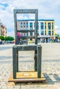 The Krakow Ghetto Memorial in Plac BohaterÃÂ³w Getta & x28;Ghetto Heroes& x27; Square& x29; Podgorze in Cracow, Poland