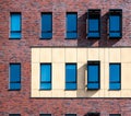 Krakow, Lesser Poland - The Greendustry apartment complex with a contemorary and colorful facade