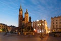 Krakow, Main Market Square. Royalty Free Stock Photo