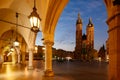 Krakow, Main Market Square. Royalty Free Stock Photo