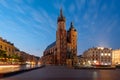 Krakow, Main Market Square. Royalty Free Stock Photo