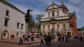 Krakow, Malopolskie, Poland - 05/03/2015: , Church of the Holy Apostles Peter and Paul at Grodzka Street. Royalty Free Stock Photo