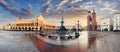 Krakow Market Square, Poland - panorama Royalty Free Stock Photo