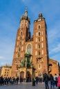 Krakow medieval Old Town Main Square