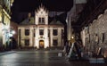 Krakow Old Town at night