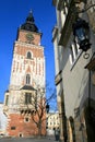 Krakow Old Town tower Royalty Free Stock Photo