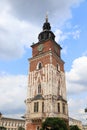 Krakow Old Town tower Royalty Free Stock Photo