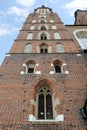 Detail of St. Mary Basilica - Krakow - Poland Royalty Free Stock Photo