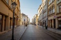 Grodzka street in Krakow, Poland Royalty Free Stock Photo