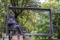 Statue of Jan Matejko, Krakow, Poland