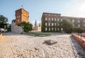 Wawel castle hill in Krakow